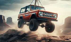 Bronco top hoist
