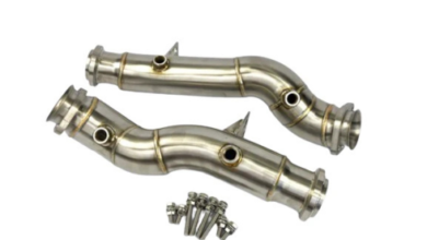 mercedes c63 w205 catted and catless downpipes