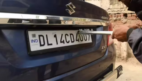 book hsrp number plate