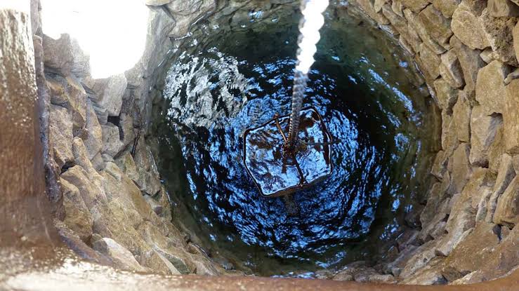 hard well water